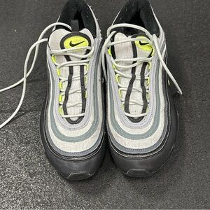 Nike Air Max 97 in Gray and Neon Accents